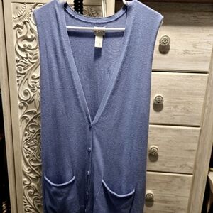 Midi sweater vest by Chico's